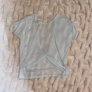 Lululemon open back short sleeve